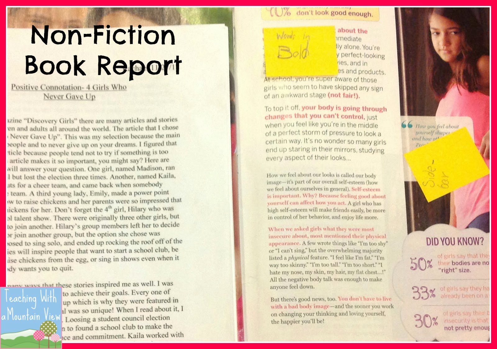 Nonfiction Book Report Template Awesome Teaching with A Mountain View Non Fiction Newspaper or