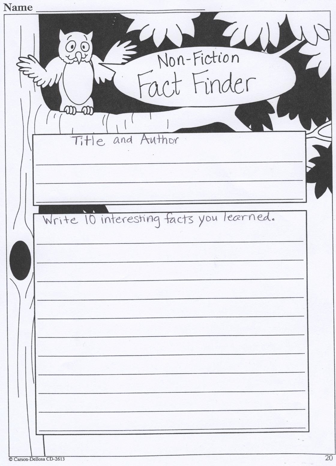 Nonfiction Book Report Template Elegant Ms Hill S Fifth Grade Non Fiction Book Report forms