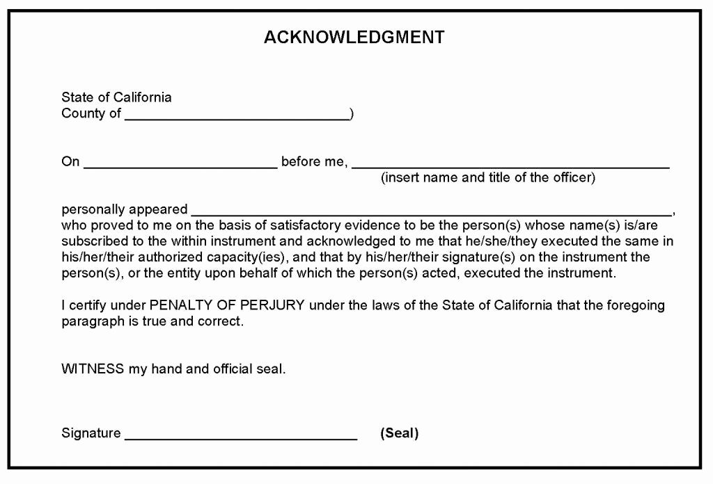 Notary Public Signature Line Template Awesome Notarization Procedure