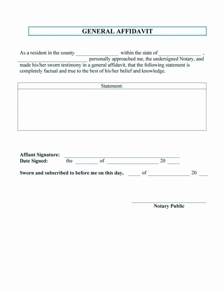 Notary Public Signature Line Template Awesome Saps Blank Affidavit form – Blank Affidavit