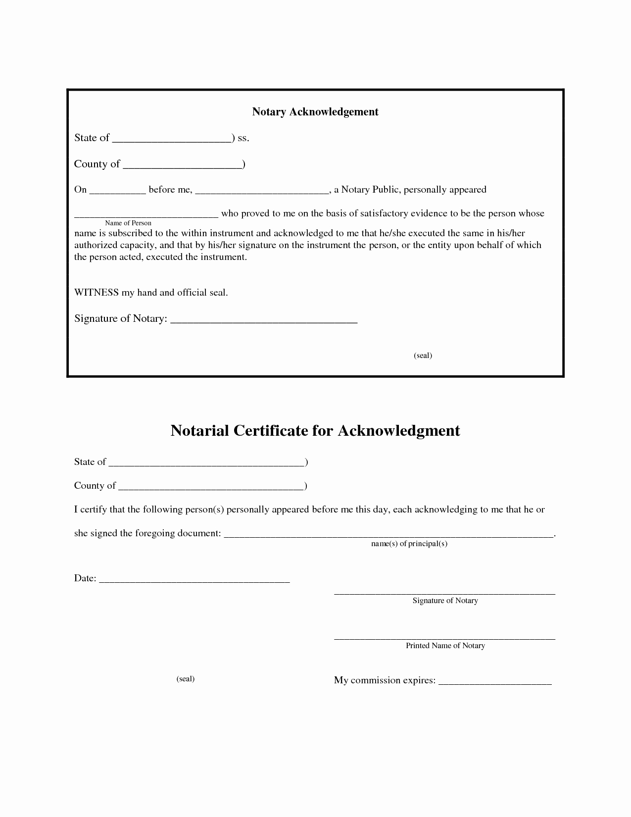 Notary Public Signature Line Template Elegant 12 Best S Of Jurat form 2012 Florida Notary