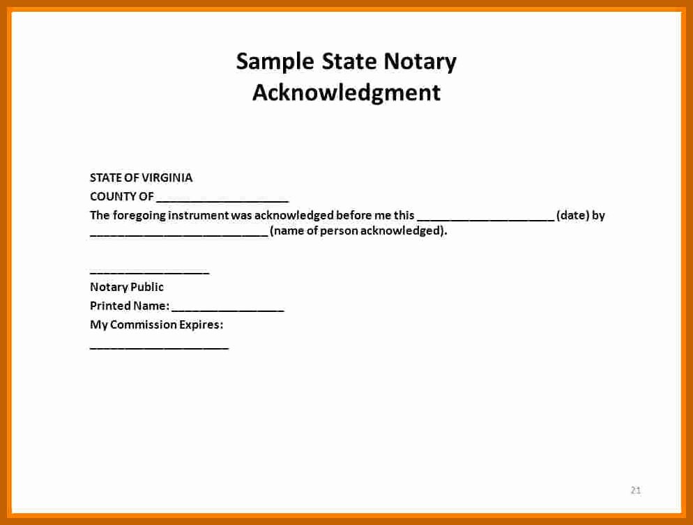 Notary Public Signature Line Template Luxury 5 6 Notary Public Template