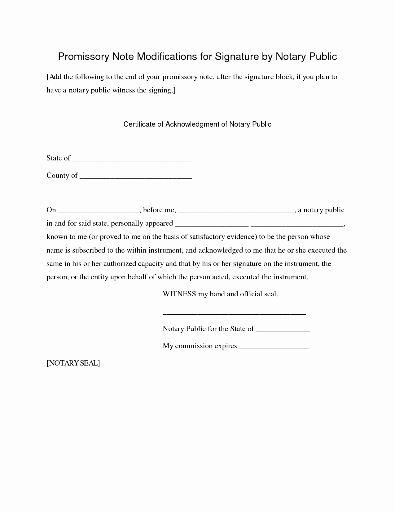Notary Signature Block Best Of Best S Of Sample Notarized Letter Florida Notary