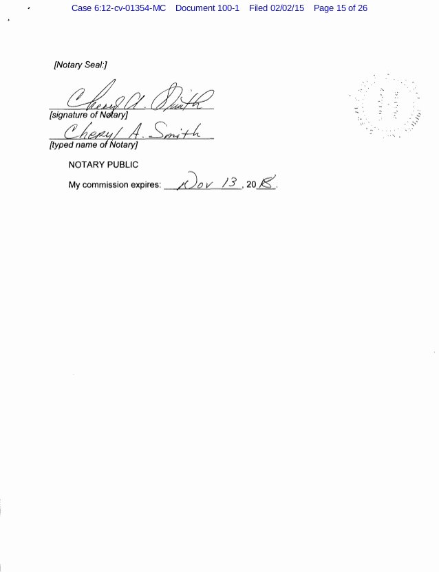 Notary Signature Block Lovely Roark V Usa Plaintiff S Reply and Response