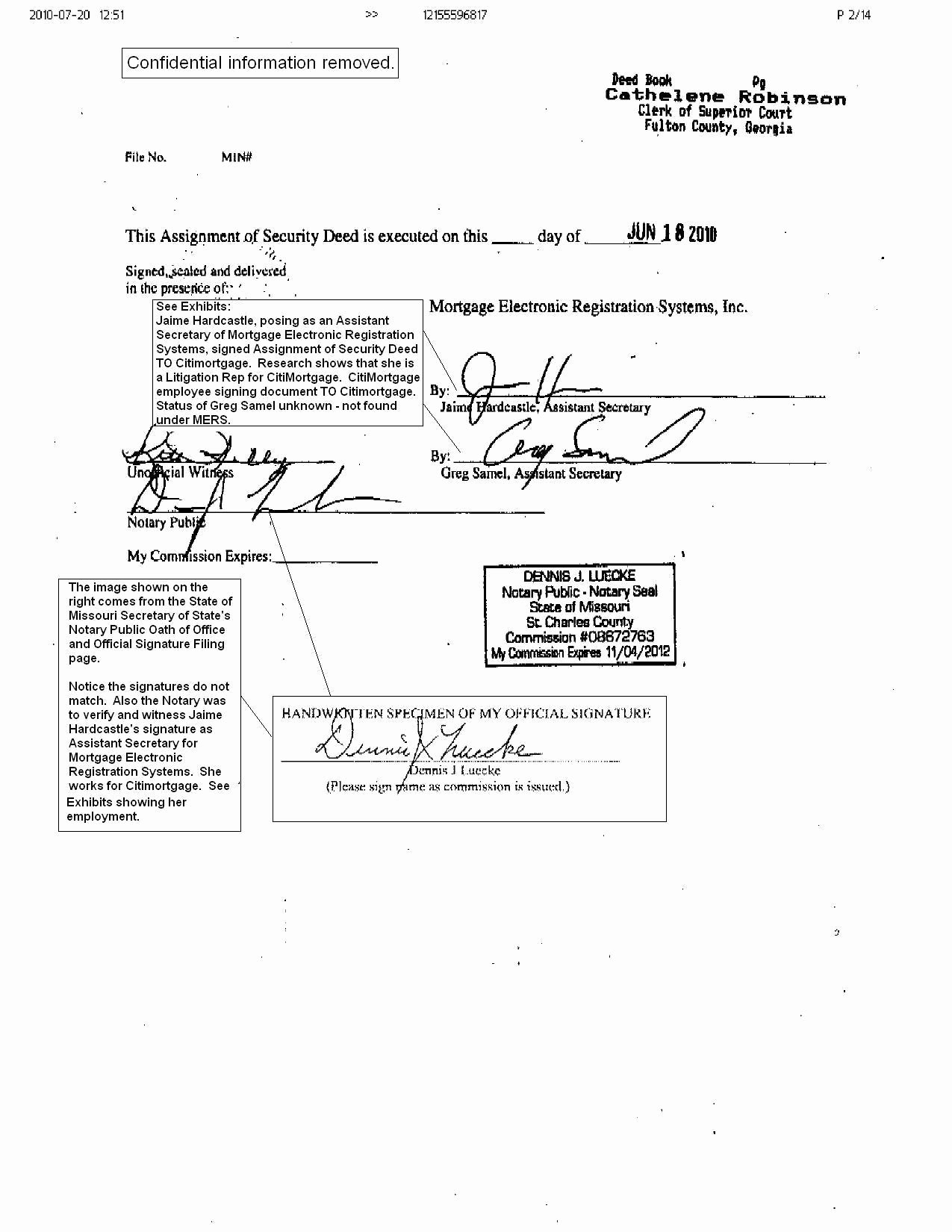 Notary Signature Block Template Lovely Sample A Notarized Document Notary Signatures Examples