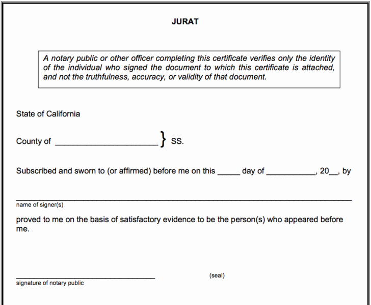 Notary Signature Template Notary Signature Template