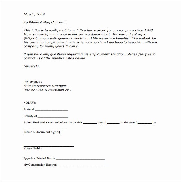 Notary Signature Template Unique Notary Document Sample