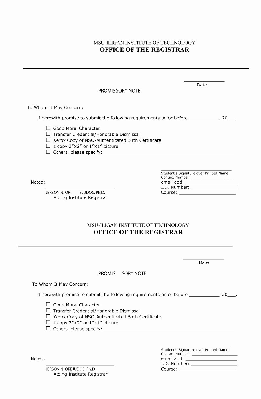 Note Receivable Template New 45 Free Promissory Note Templates &amp; forms [word &amp; Pdf