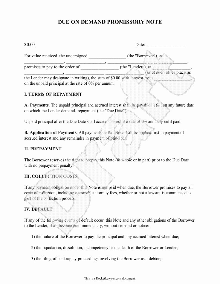 Note Receivable Template Unique 17 Best Ideas About Promissory Note On Pinterest