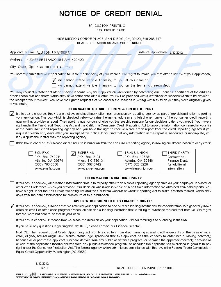 Notice Of Repossession Letter Template Awesome Auto Repossession Letter Sample