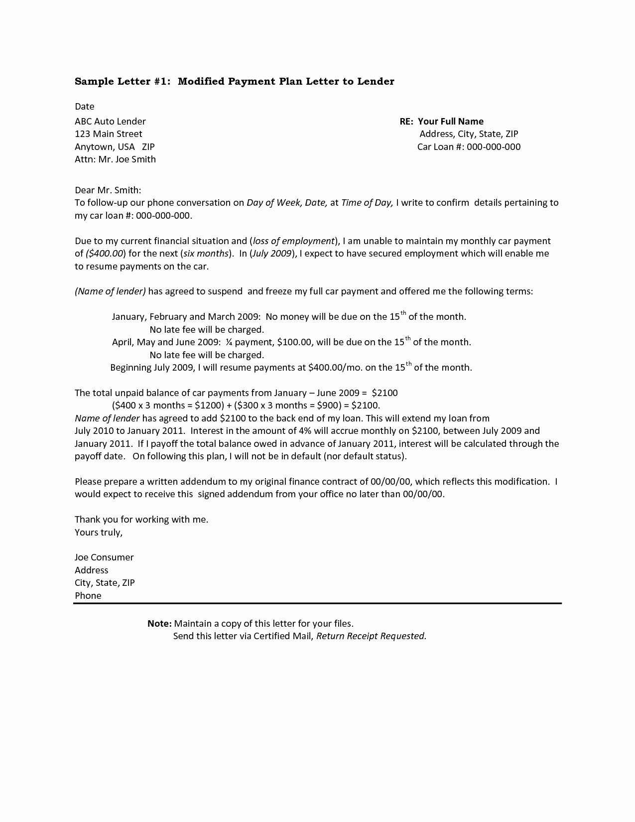 Notice Of Repossession Letter Template Beautiful Proposal Template Category Page 55 Efoza