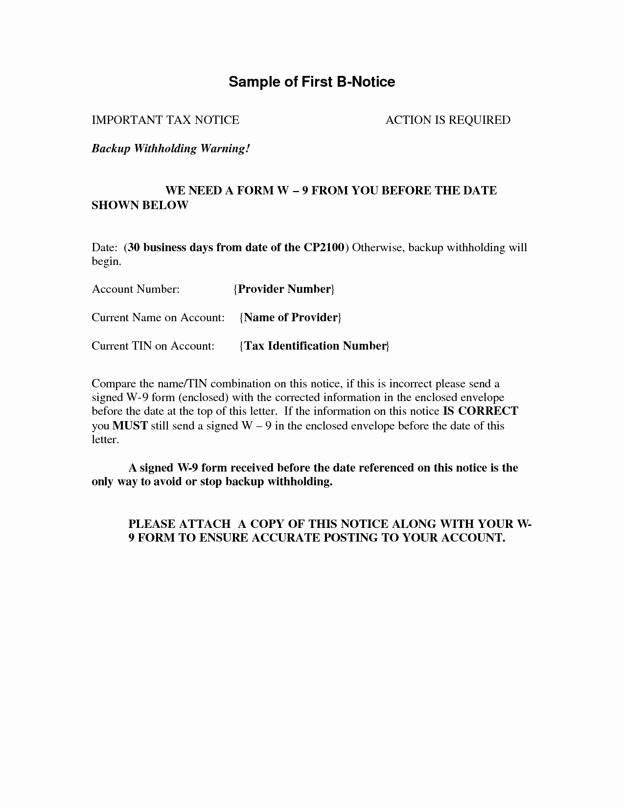 Notice Of Repossession Letter Template Unique Best S Of First B Notice Letter Printable Irs First
