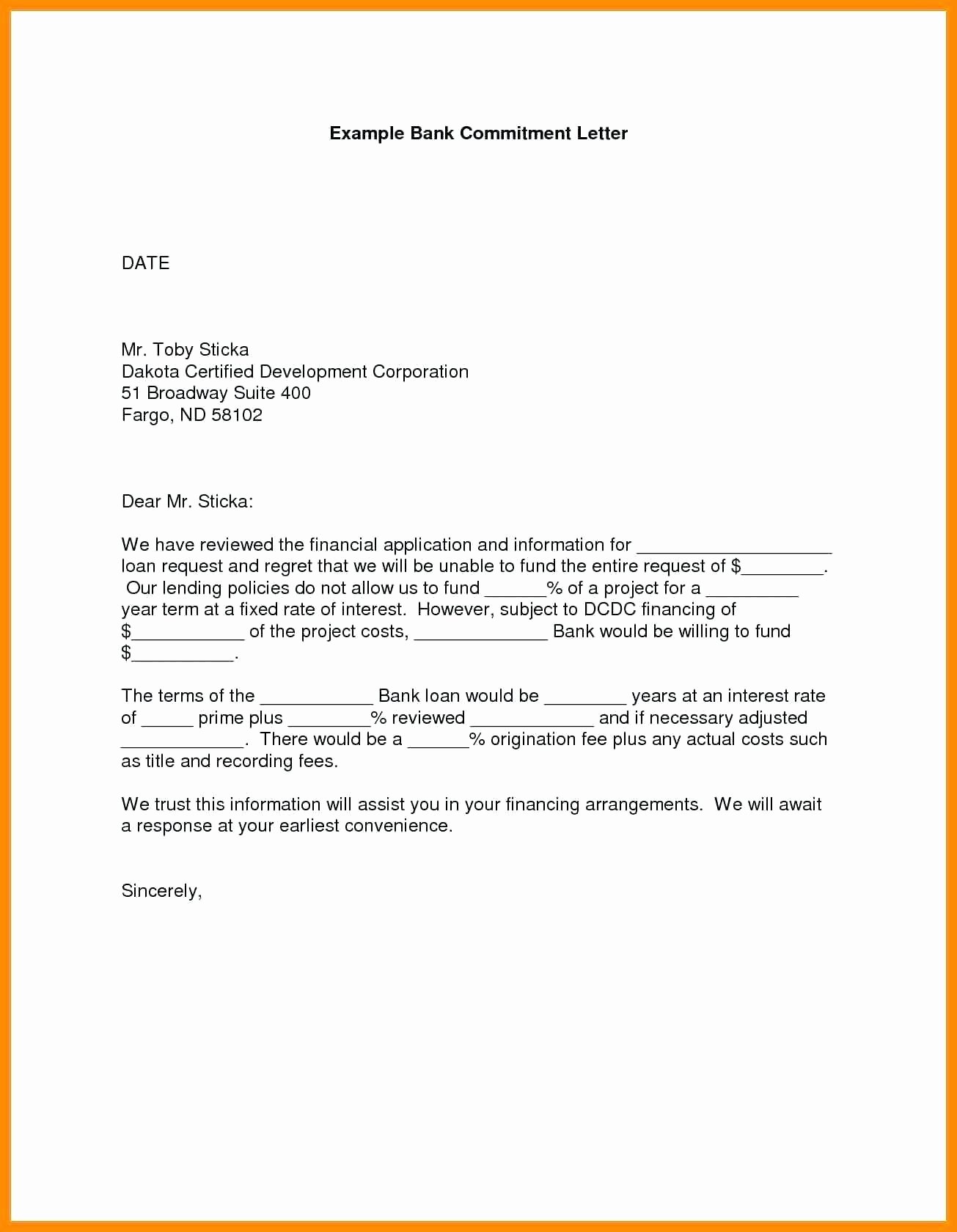 Nsf Letter Of Collaboration Template Elegant Letter Mitment Template