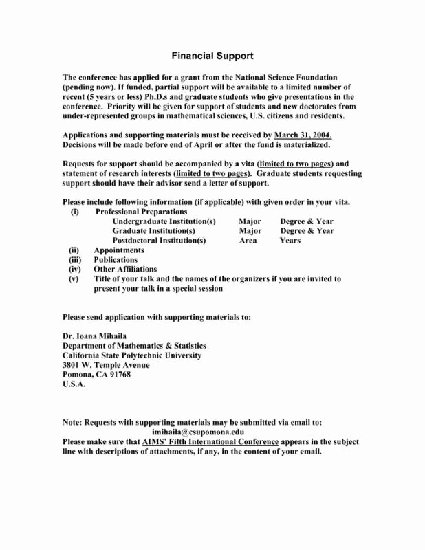 Nsf Letter Template Beautiful Grant Proposal Template for Non Profit