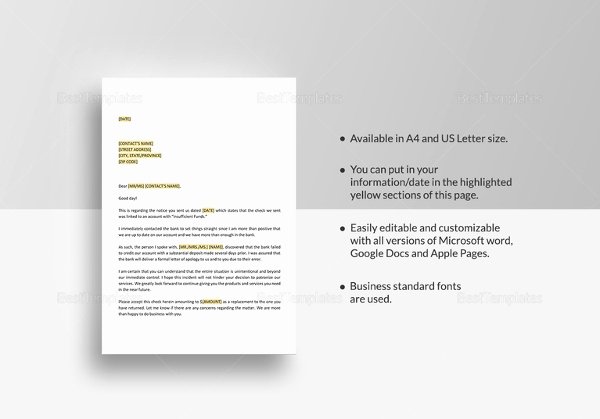 Nsf Letter Template Elegant Apology Letter Templates 15 Free Word Pdf Documents