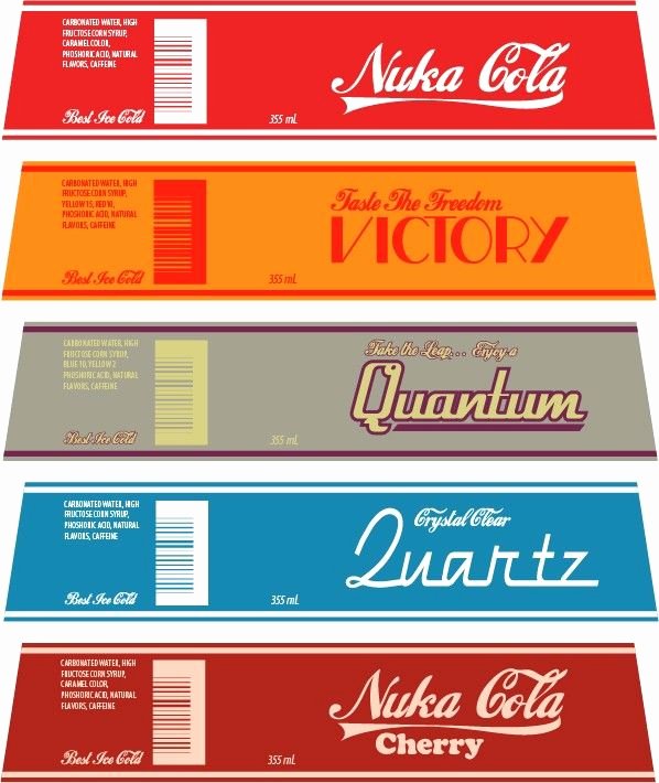 Nuka Cola Quantum Label Template Luxury My Homemade Nuka Cola Collection Imgur