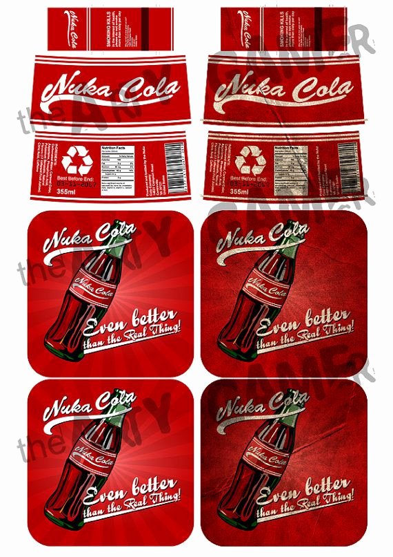 Nuka Cola Quantum Label Template Unique 25 Best Ideas About Nuka Cola Label On Pinterest