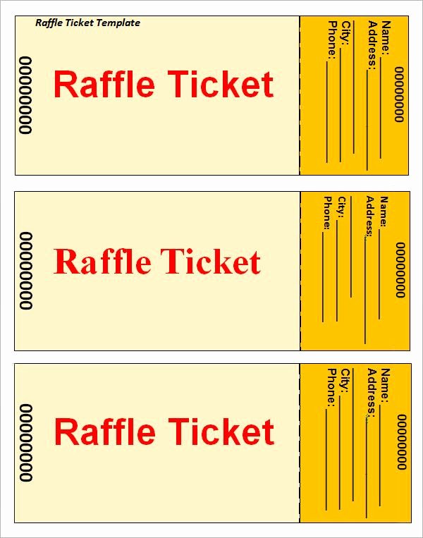 Numbered Raffle Ticket Template Word Elegant 12 Best Baseball softball Images On Pinterest