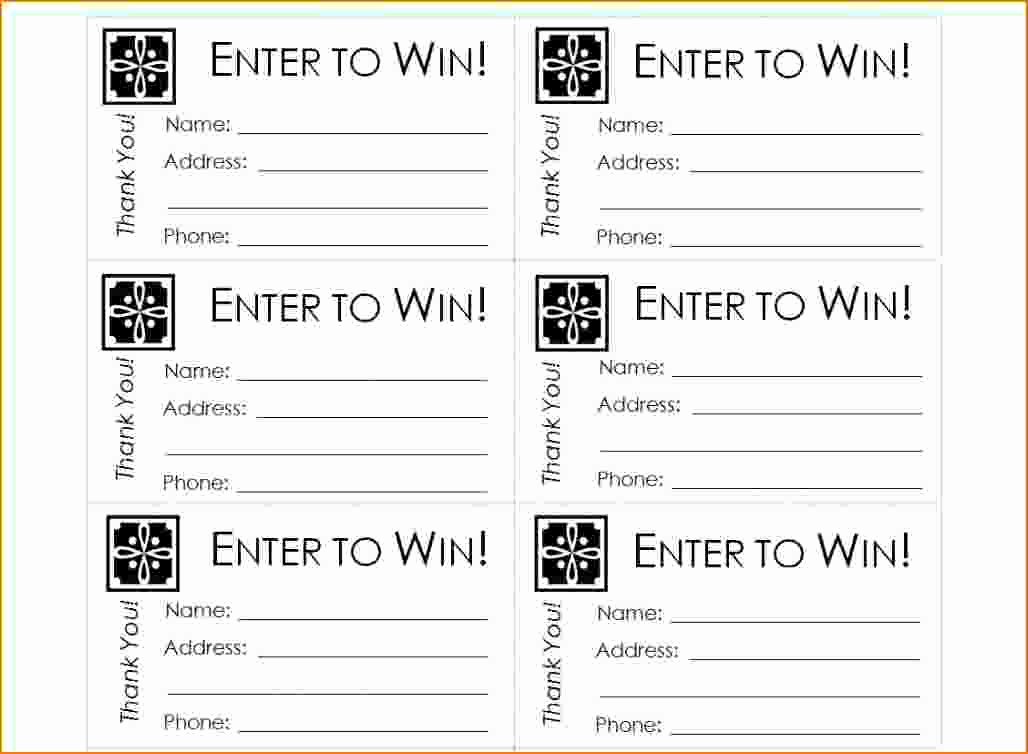 Numbered Raffle Ticket Template Word Fresh 3 Printable Raffle Ticket Template