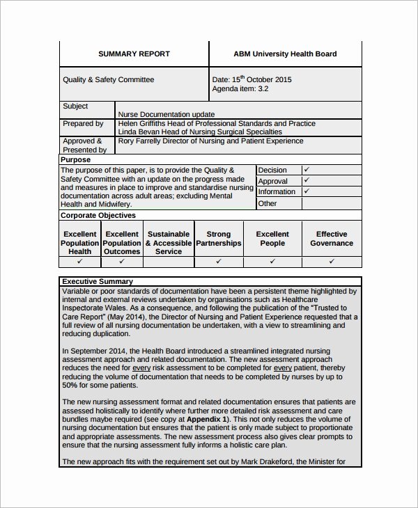 Nursing assessment Documentation Template New 9 Nursing assessment Samples