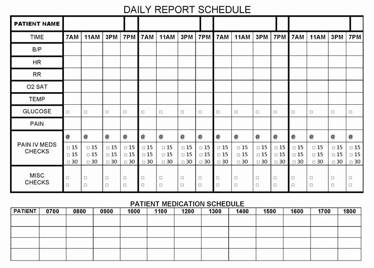 Nursing Bedside Shift Report Template Inspirational Bedside Nursing Documentation Sheet