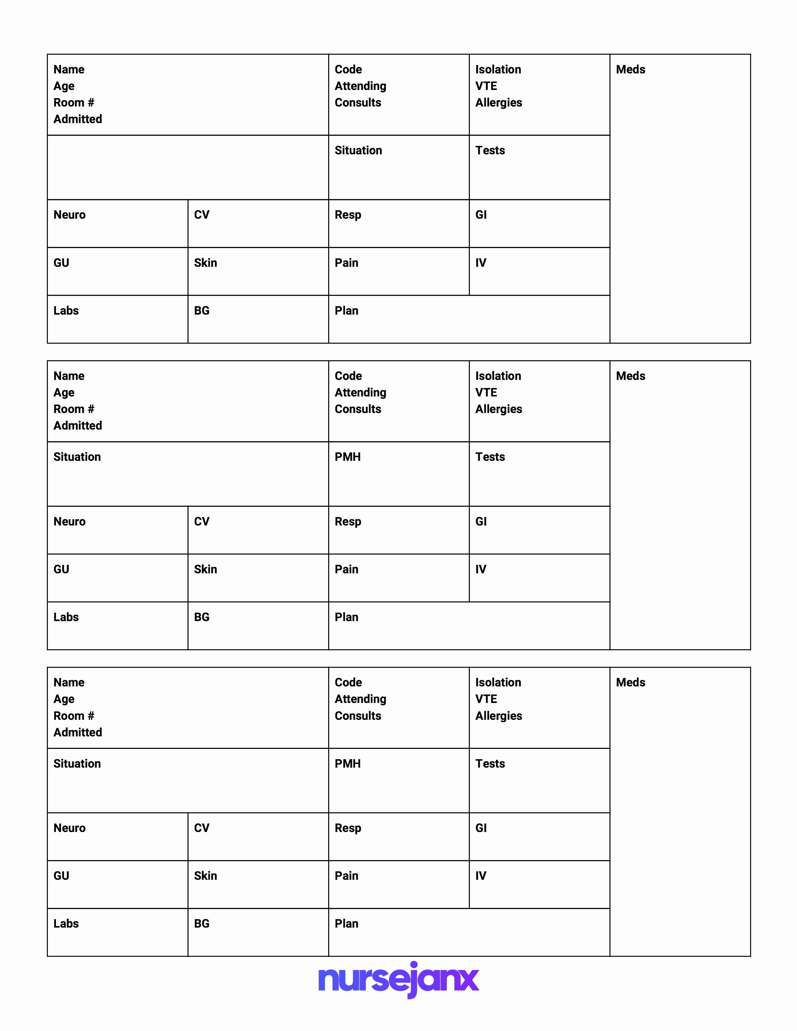 Nursing Bedside Shift Report Template Inspirational Shift Handover Report Template In Excel Nursing Pdf Free