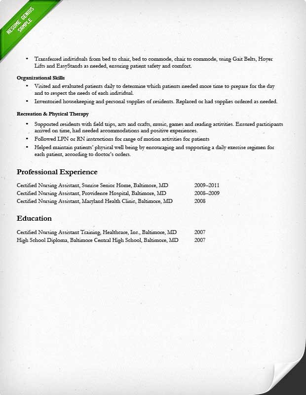 Nursing Clinical Experience Resume Fresh Nursing Resume Sample &amp; Writing Guide