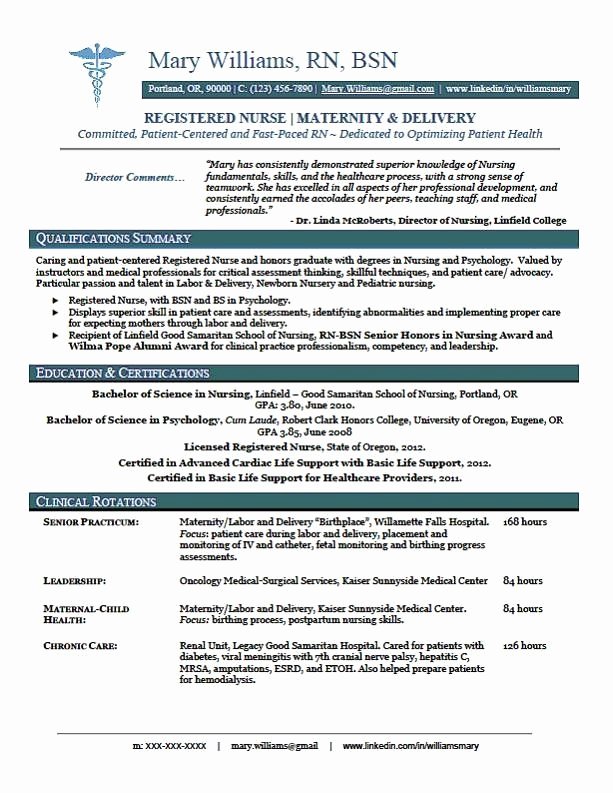 Nursing Clinical Experience Resume Inspirational Sample New Rn Resume