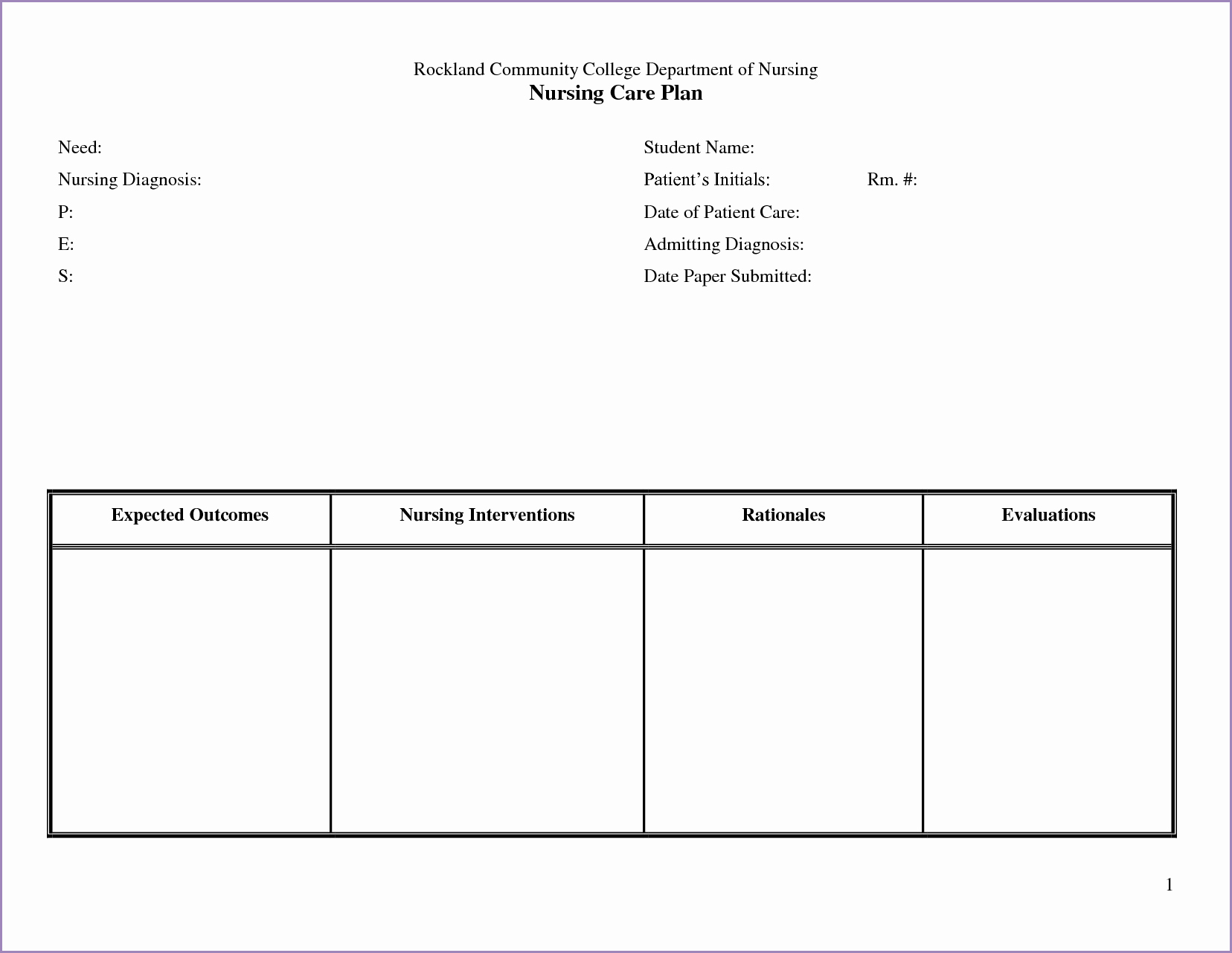 Nursing Education Plan Template Beautiful 24 Of Nursing Teaching Plan Template