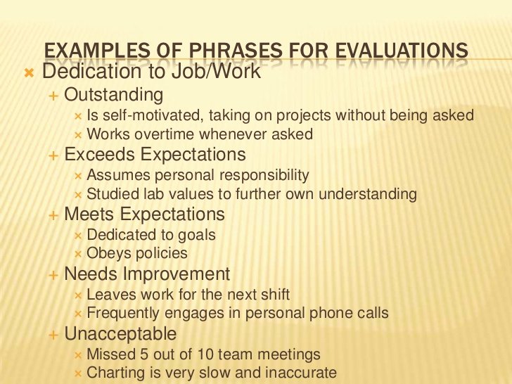 Nursing Evaluation Comments Examples Fresh Nursing Evaluations Ppt