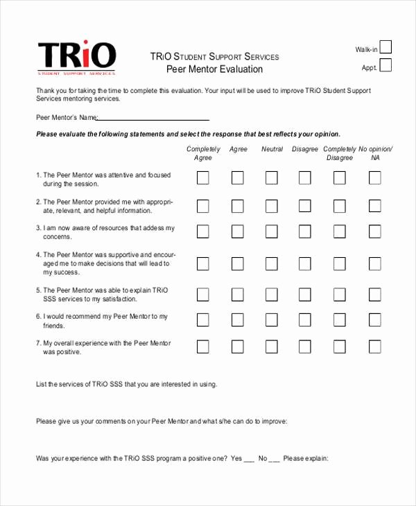 Nursing Peer Evaluation Comments Examples Fresh Evaluation form Examples