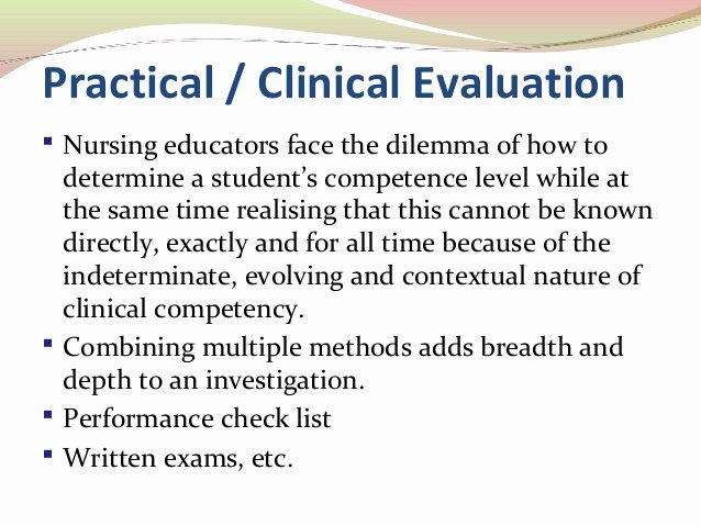 Nursing Student Evaluation Comments Examples Inspirational Summative Evaluation 06 03 2014