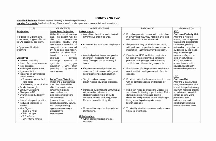 Nursing Teaching Plan Sample New Nursing Care Plans Concept Map Bronhial asthma