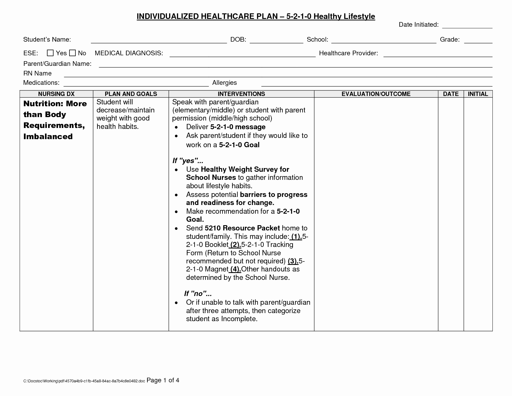 Nursing Teaching Plan Template Lovely 10 Best Of social Media Planning Worksheet