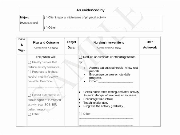 Nursing Teaching Plan Template New Nursing Lesson Plan Template – Nursing Teaching Plan