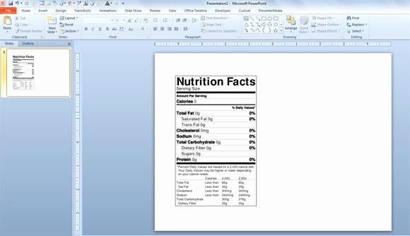 Nutrition Facts Label Template Beautiful How to Make A Nutrition Facts Label for Free for Your