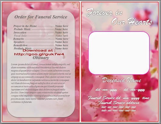 Obituary Templates Free Downloads Awesome Obituary Template for Microsoft Word Free Download orchid