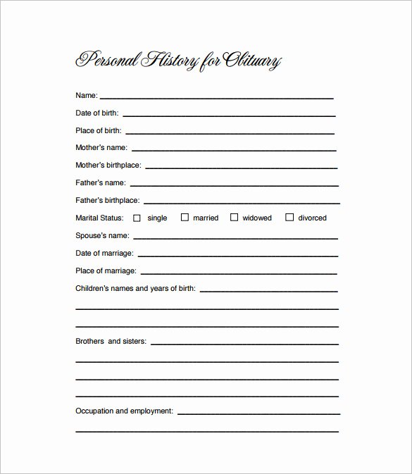 Obituary Templates Free Downloads Best Of Obituary Template 21 Free Blank Obituary Templates Word