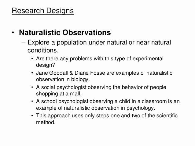 Observational Research Paper Examples Inspirational Naturalistic Observation Paper Driverlayer Search Engine