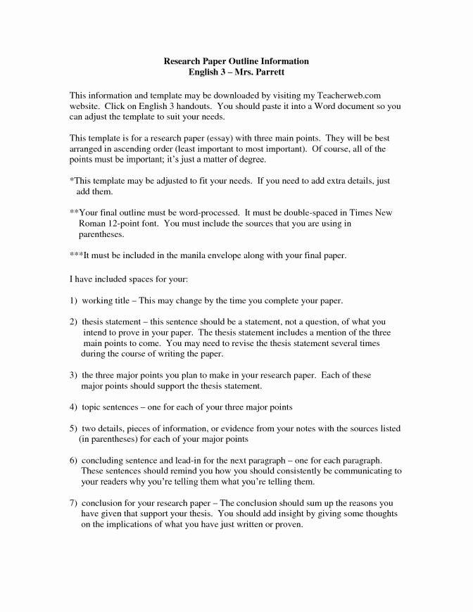 Observational Research Paper Examples New Essays with thesis Statements