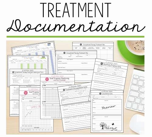 Occupational therapy Treatment Plan Template Elegant Treatment Documentation Caseload Management