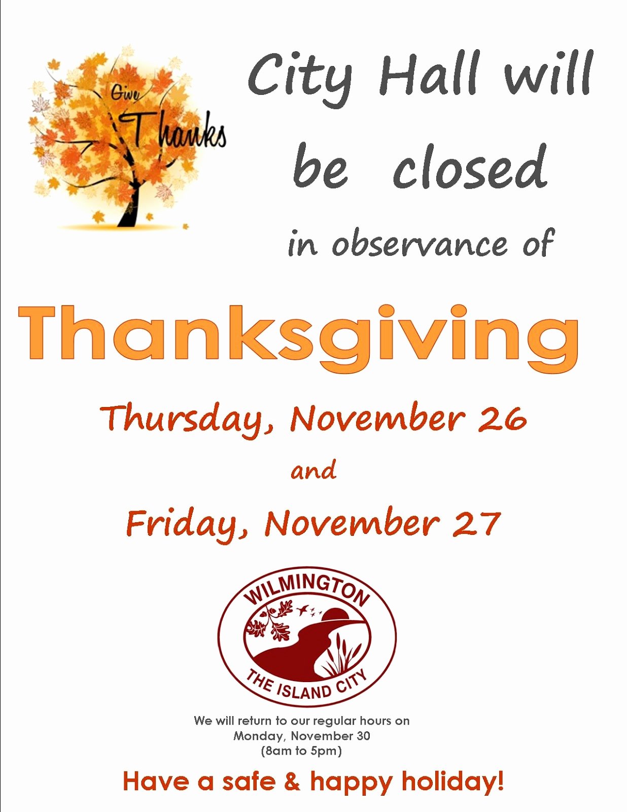 Office Closed Sign Template Lovely Free Closed for Thanksgiving Sign Template – Festival