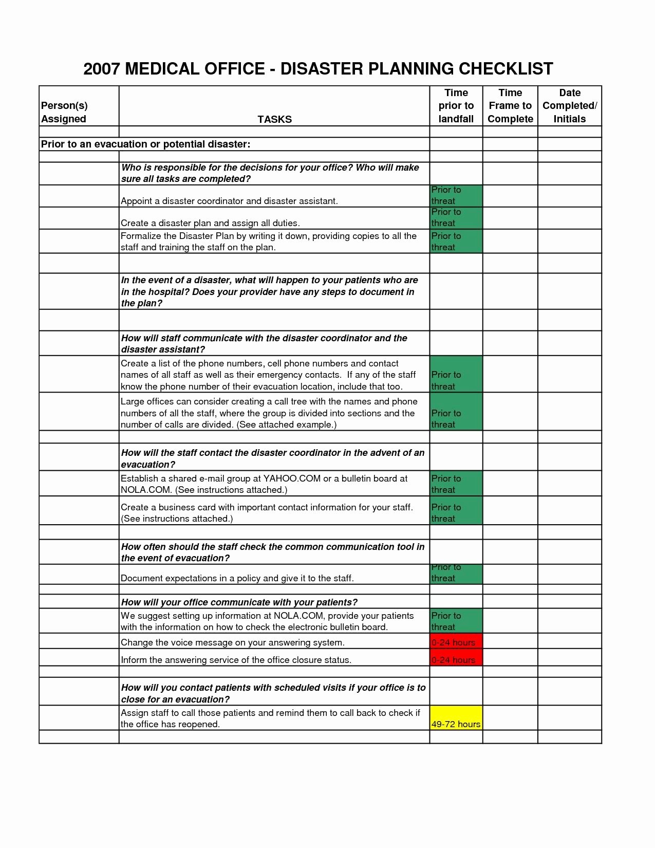 Office Move Checklist Excel Best Of Housekeeping Checklist format for Fice In Exce