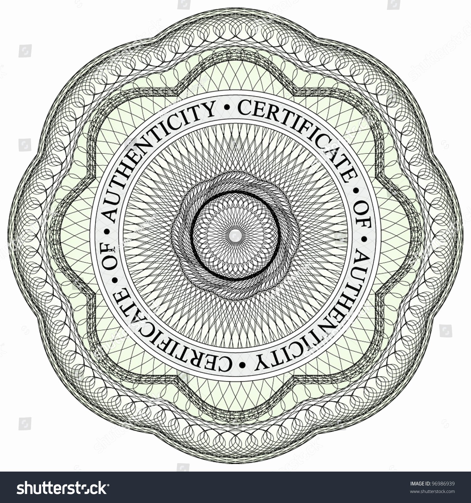 Official Seal Template Best Of Guilloche Seal 1 Circular Text Stating Stock Vector