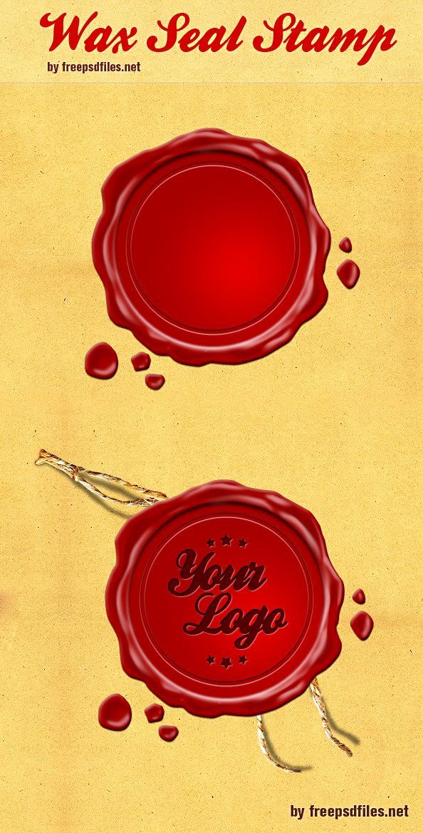 Official Seal Template New Wax Seal Psd Template Free Psd Files