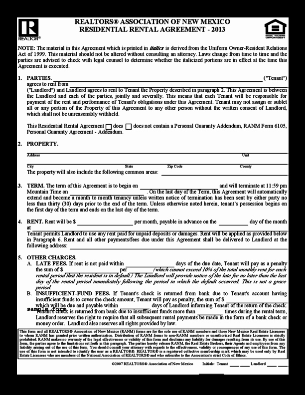 One Page Lease Agreement Fresh E Page Lease Agreement