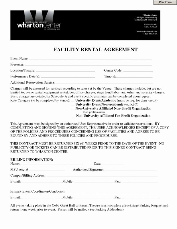 One Page Rental Agreement Beautiful E Page Lease Agreement