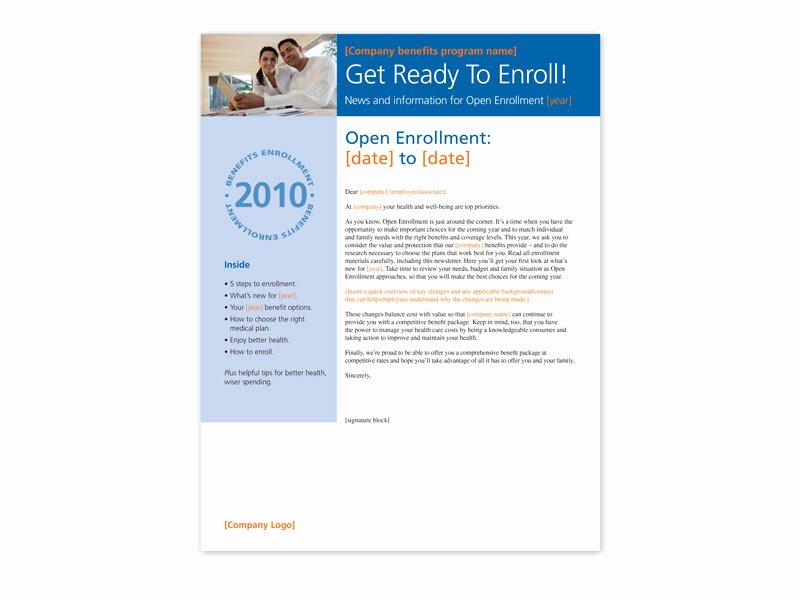 Open Enrollment Announcement Template Fresh Open Enrollment toolkit – Trion Munications