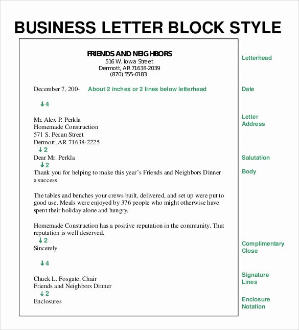 Open Office Business Letter Template Lovely formal Business Letter format 29 Download Free