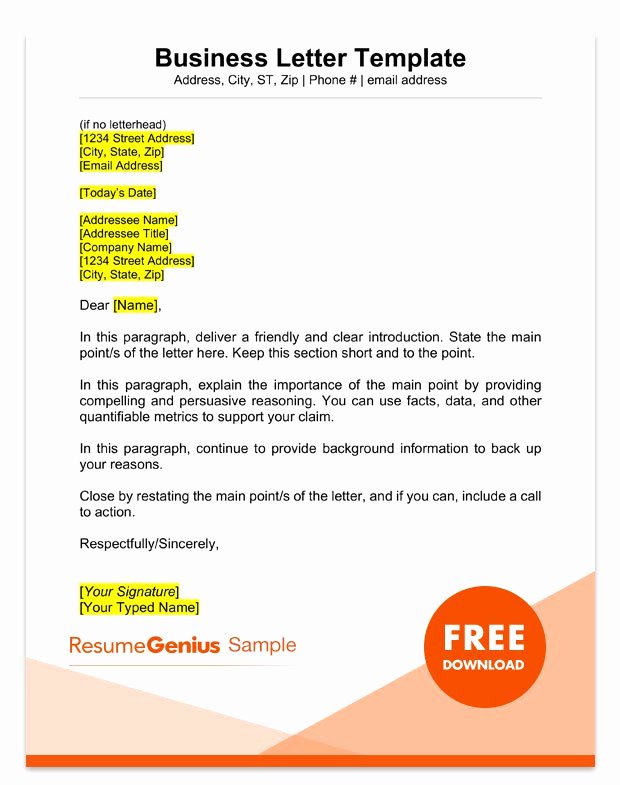 Open Office Business Letter Template New Sample Business Letter format 75 Free Letter Templates